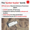 What is 'bunker buster' bomb? 