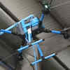 High-pressure drone sprays