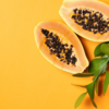 Nutrients present in a bowl of Papaya