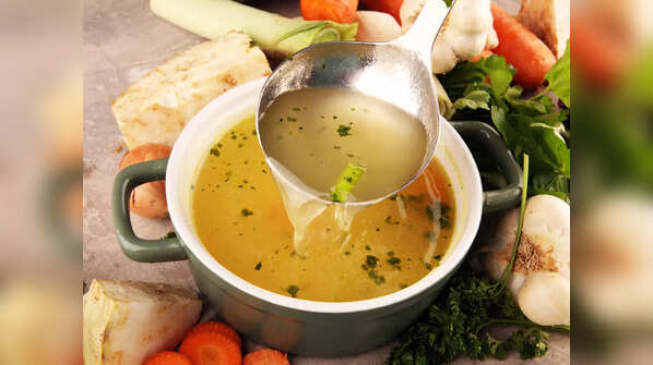 Cook with broth