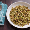 Steamed moong sprouts