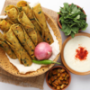Palak thepla with curd