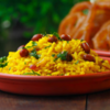 Poha with peas and veggies
