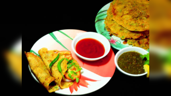 Vegetable dal chilla