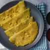 Stuffed moong dal cheela