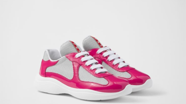 Prada America's Cup Biker Fabric Sneakers