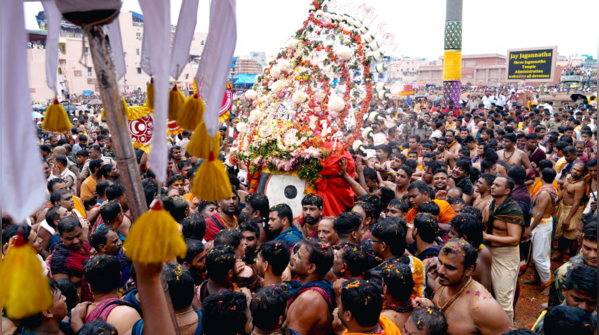 Divine ascent of Lord Jagannatha