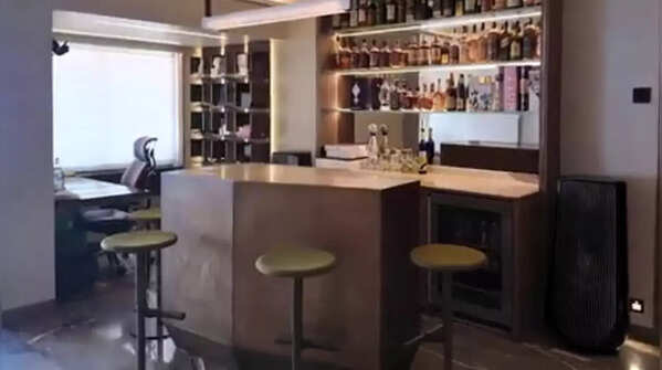 A Coffin-Shaped Bar Table