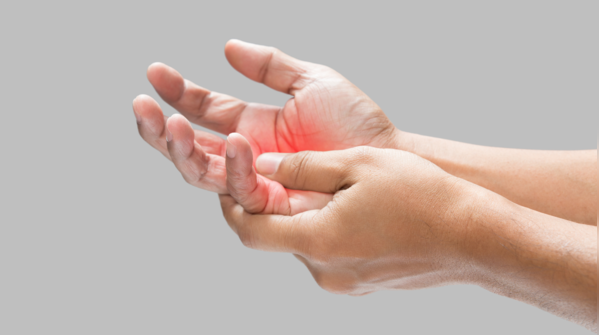 Numbness or tingling, mostly on one side