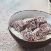 Khajur and coconut bites 