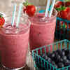 Berry–citrus smoothie