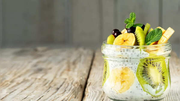 Fruity Chia Curd Pudding