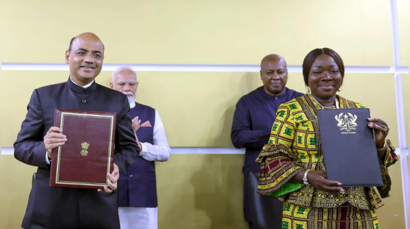 India and Ghana Sign Key MoUs in Accra