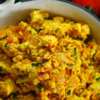 Paneer bhurji with veggies