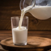 Curd with milk 