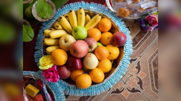 Curd with fruits