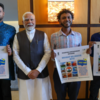 PM Modi met 'Bharat ko Janiye quiz winners'