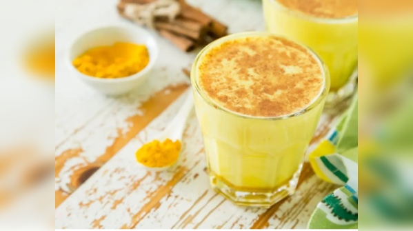 Drinking Warm Turmeric Milk