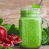 Spinach-pomegranate juice for anemia 