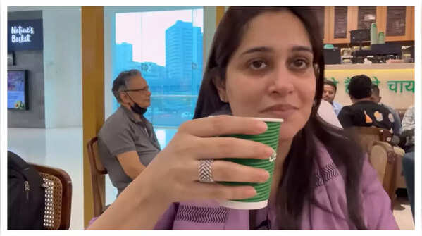 Dipika enjoys her favourite tea
