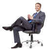 If you sit with your legs crossed