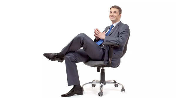 If you sit with your legs crossed