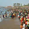 Devotee viewing zone arranged
