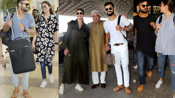 Virat Kohli: The laid-back airport look