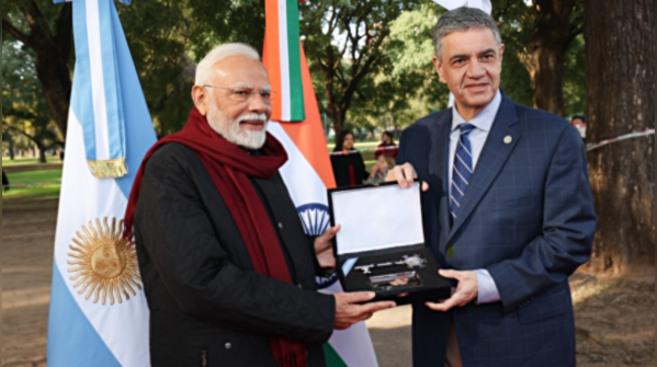Day 1: PM Modi honoured with Buenos Aires Key