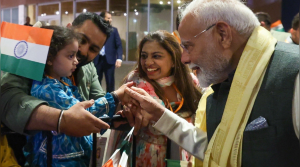 Day 1: Indian diaspora welcomes PM Modi in Rio de Janeiro