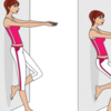 Wall angels (seated or standing)