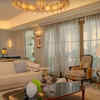 ​A grand living room that blends luxury and warmth