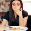 Feeling full after eating very little amount of food