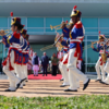 Welcomed with traditional Afro-Brazilian music