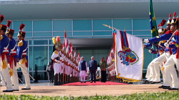 Received guard of honour