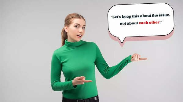 "Let’s keep this about the issue, not about each other."