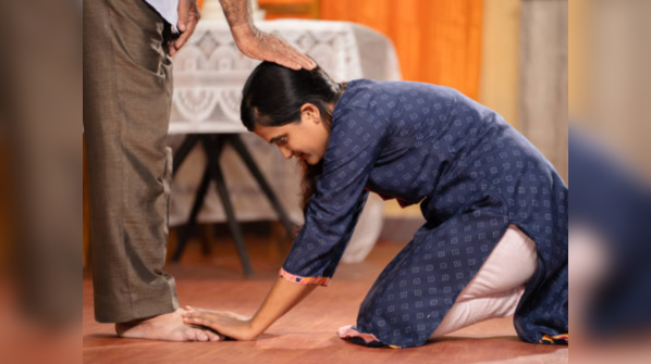 Touching our elders' feet