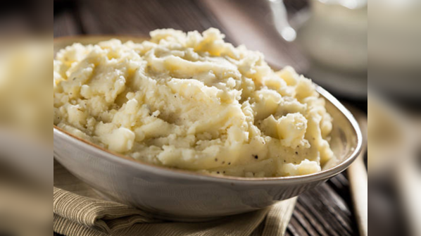 Grated or mashed vegetables