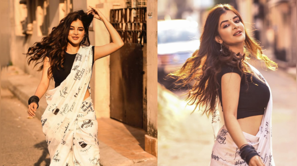 Madhumitha Sarcar’s quirky crop top blouse
