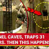Article image for: LA Tunnel Horror: Watch Miraculous Escape Of 31 Trapped Workers; Scaled Heap Of 15-feet High Soil
