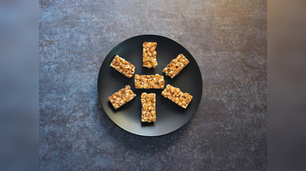 Peanut chikki-style bar