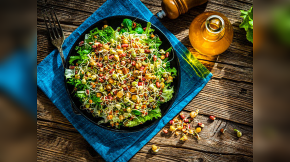 Stuff with dal or sprouts