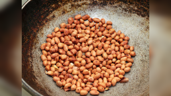 Add roasted chana or peanuts