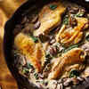 Creamy Garlic Mushroom Chicken Skillet