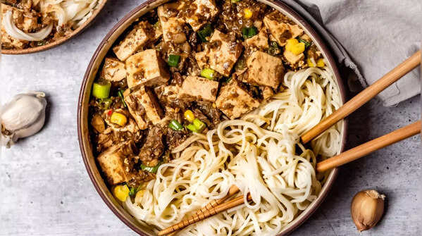 Spicy Tofu and Mushroom Stir-Fry