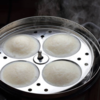 Steam idlis and dhoklas with it 