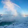 Rainbow over the falls