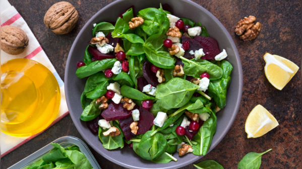 Going overboard with spinach, beets, and nuts daily