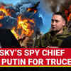 Article image for: Ukraine Spy Chief ‘Pleads’ Putin For Ceasefire By Year-end As Russian Drones CARPET-BOMB Kyiv