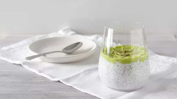 Overnight Chia Pudding with Avocado Topping